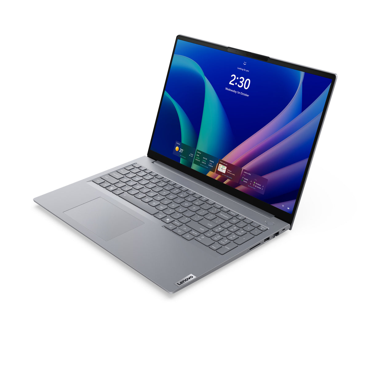 Lenovo ThinkBook 16 G9 IPL Copilot+ PC Intel Core Ultra 5 325 Laptop 40,6 cm (16") WUXGA 16 GB DDR5-SDRAM 512 GB SSD Wi-Fi 7 (802.11be) Windows 11 Pro Grå Engelsk