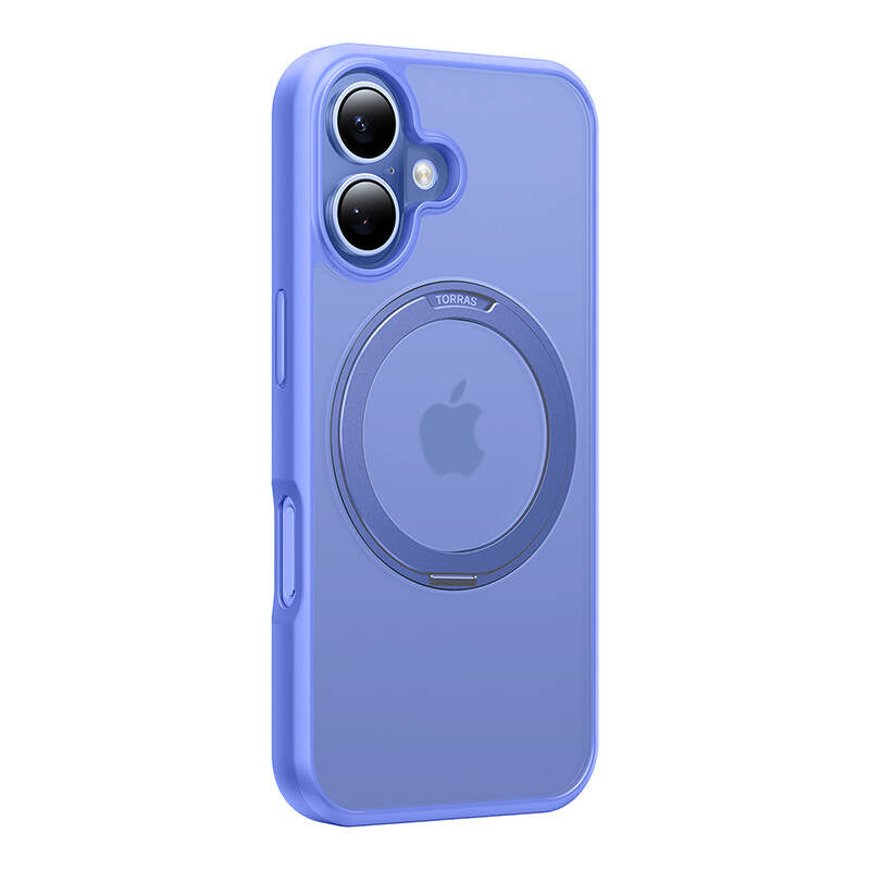 Torras Ostand Pro Case til iPhone 16 (blå)