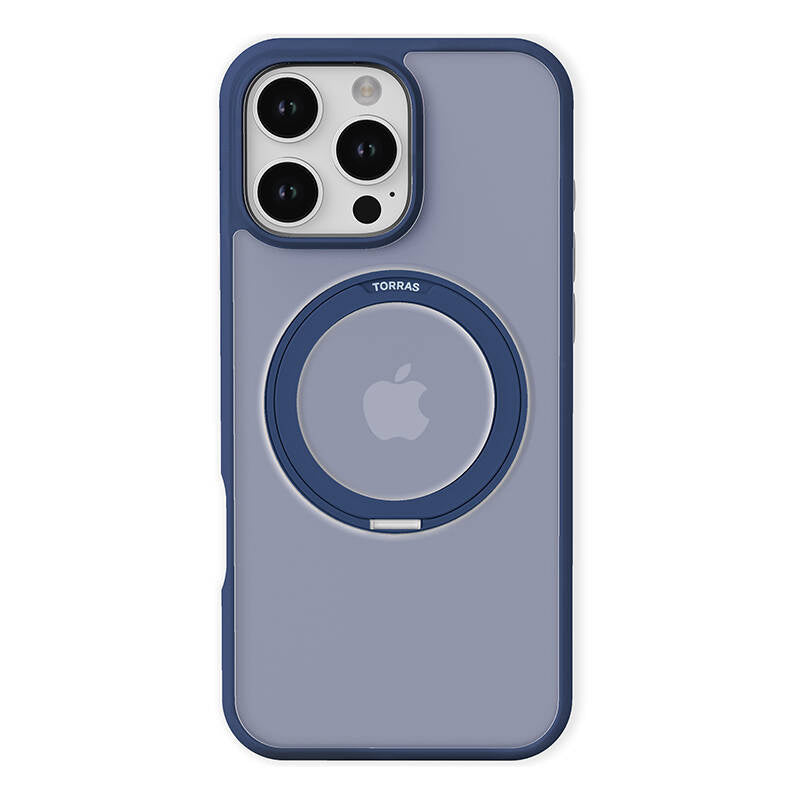Torras Ostand Pro Case til iPhone 16 Pro (blå)
