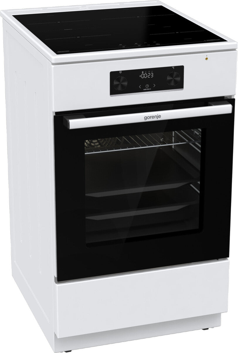 Gorenje GEIT5C60WPG Freestanding cooker Electric Zone induction hob White