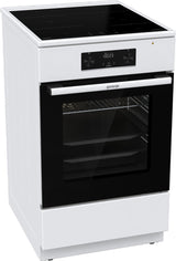 Gorenje GEIT5C60WPG Freestanding cooker Electric Zone induction hob White