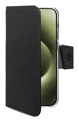 Celly WALLYMAG mobiltelefon etui 16 cm (6.3") Tegnebogsetui Sort