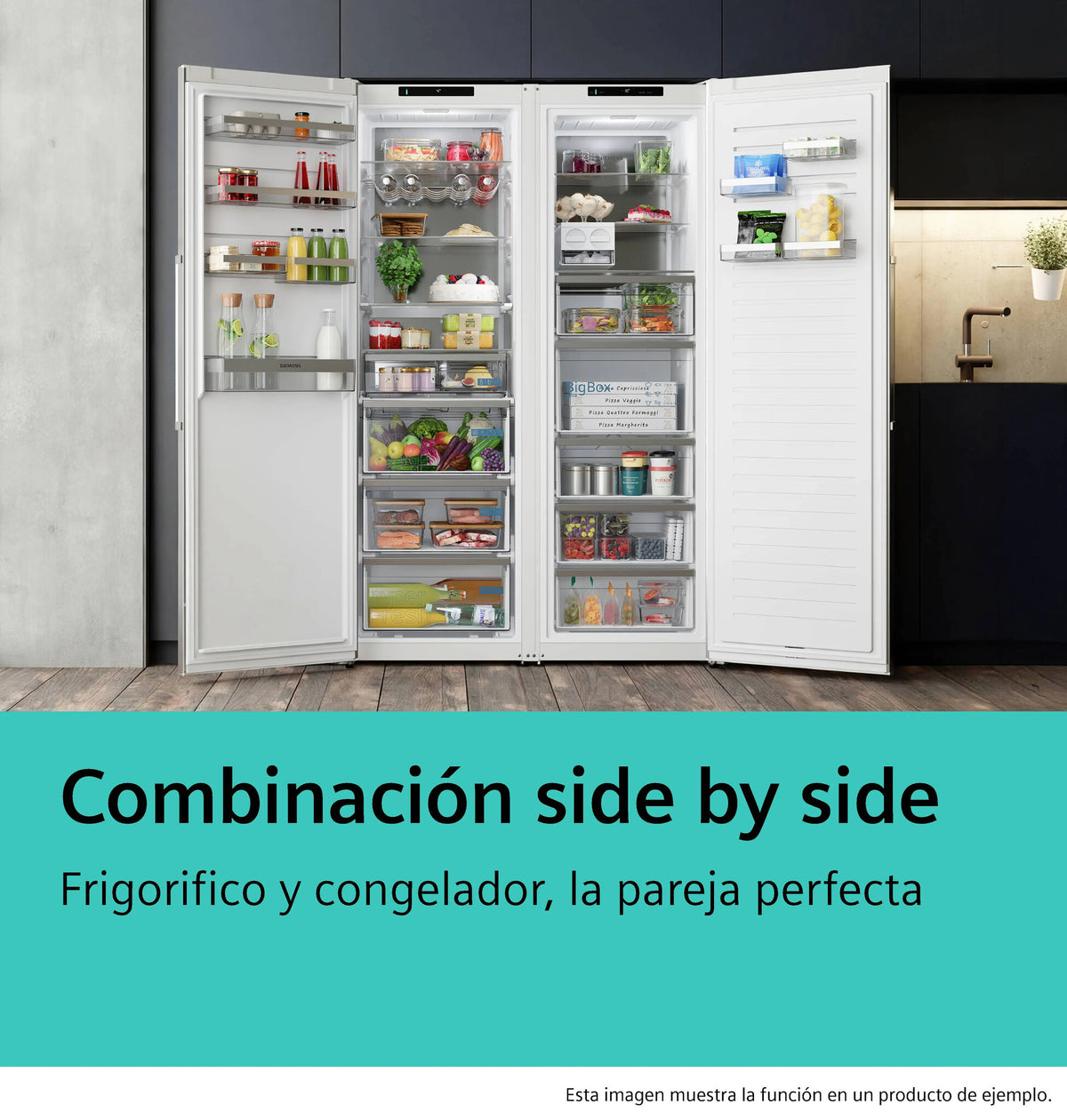 Siemens KS36NVWCG fritstående køleskab