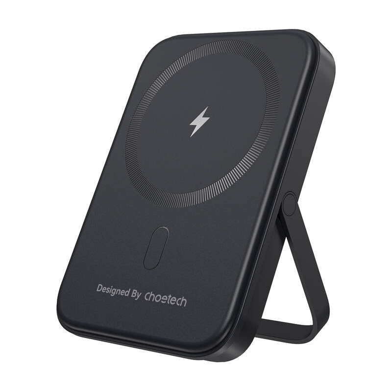 Choetech B742 5000mAh 20W PD magnetisk powerbank med stativ (sort)