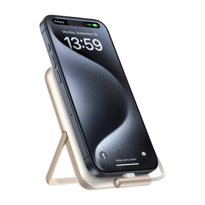 Choetech B735 magnetisk powerbank 10000mAh 20W PD + USB-C kabel (hvid)