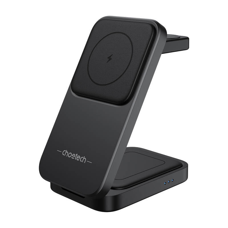 Magnetisk 3-i-1 oplader Choetech T611-F 15W til iPhone 12/13/14/15 serie