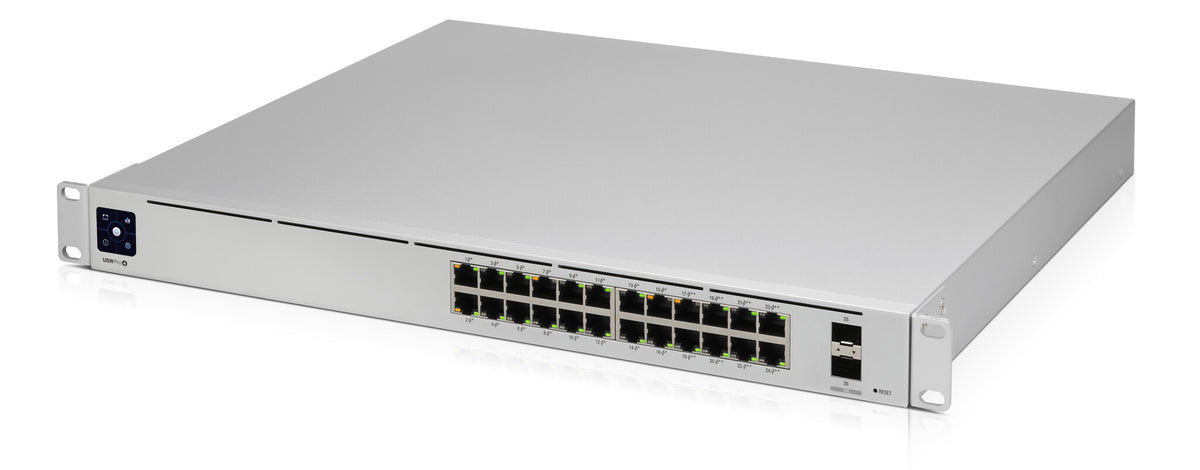 Ubiquiti UniFi Pro 24-Port PoE Managed L2/L3 Gigabit Ethernet (10/100/1000) Power over Ethernet (PoE) 1U Silver