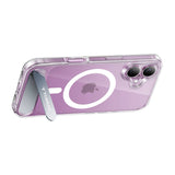 Torras Pstand Series Case til iPhone 16 (gennemsigtig)