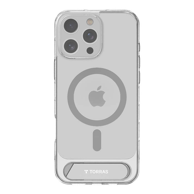 Torras Pstand Series Case til iPhone 16 ProMax (klart)
