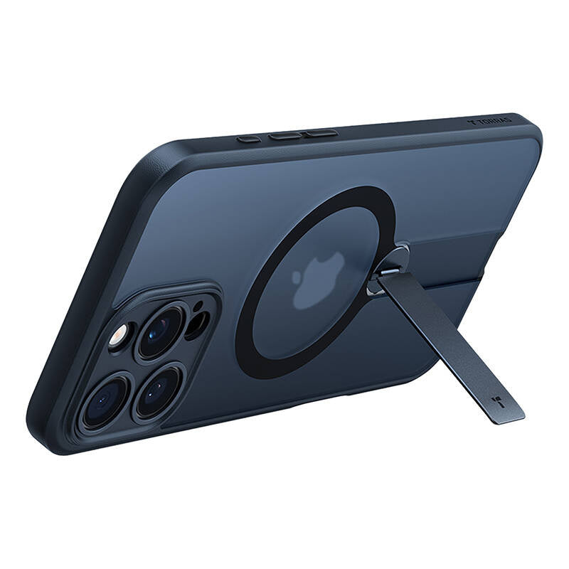 Torras Pstand Spin Case til iPhone 16 Pro (Sort)
