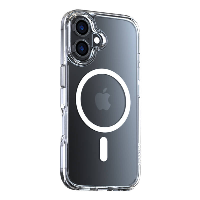 Torras Diamond-Mag Series Case til iPhone 16 (gennemsigtig)