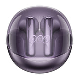 TWS QCY AilyBuds Clear T32 hovedtelefoner (lila)