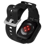 Spigen Rugged Armor Pro Case med rem til Apple Watch 4 / 5 / 6 / 7 / 8 / SE (44/45 mm) - sort