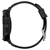 Spigen Rugged Armor Pro Case med rem til Apple Watch 4 / 5 / 6 / 7 / 8 / SE (44/45 mm) - sort