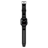 Spigen Rugged Armor Pro Case med rem til Apple Watch 4 / 5 / 6 / 7 / 8 / SE (44/45 mm) - sort