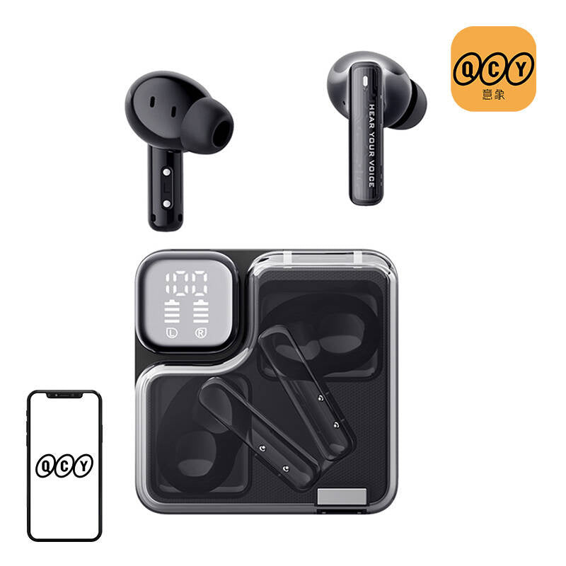 TWS QCY MeloBuds Neo T31 hovedtelefoner (sort)