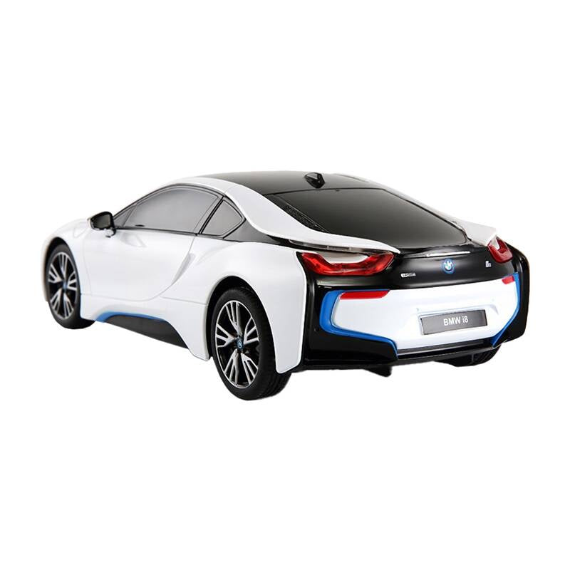 RASTAR R/C 1:18 BMW i8 fjernbetjeningsbil (hvid)