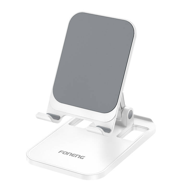 Foneng sammenklappelig telefonstativ CP108 Hvid