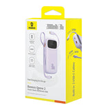 Baseus QPow 2 20000mAh 30W 2xUSB-C powerbank (lila)