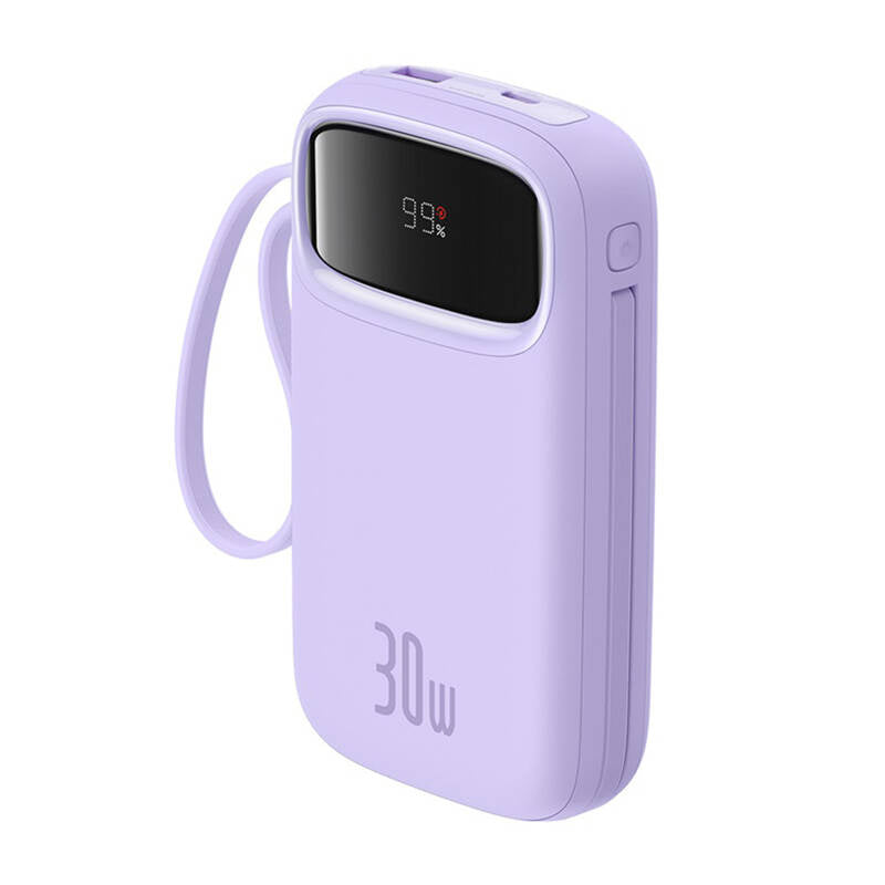 Baseus QPow 2 20000mAh 30W 2xUSB-C powerbank (lila)