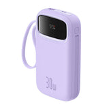 Baseus QPow 2 20000mAh 30W 2xUSB-C powerbank (lila)