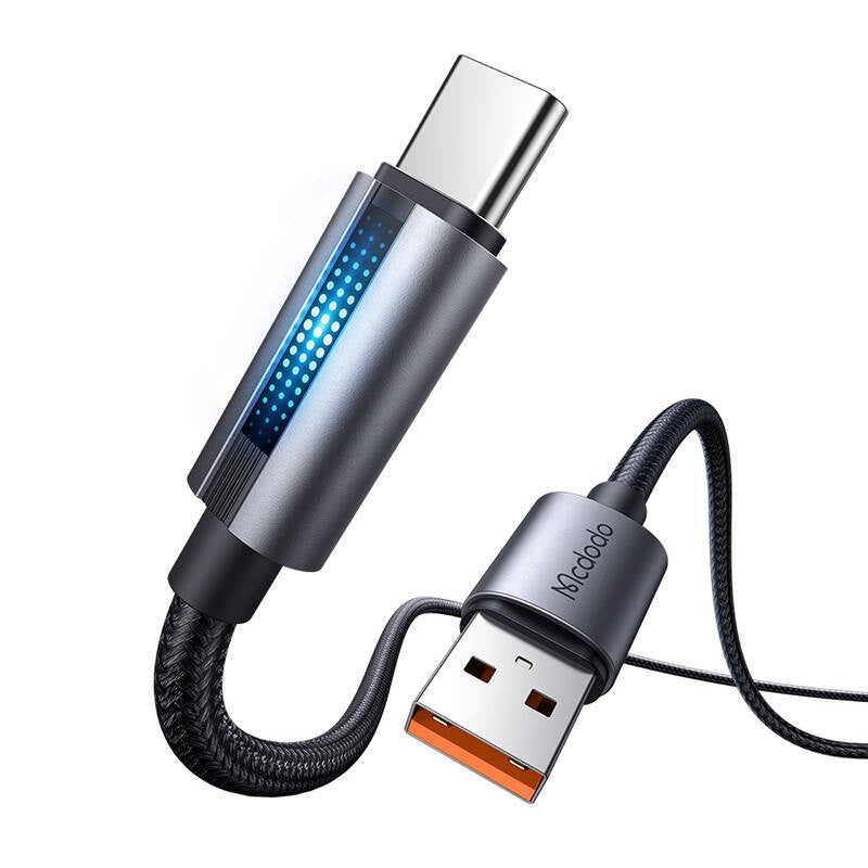 Mcdodo CA-5180 USB-A til USB-C kabel, 1,2 m (sort)