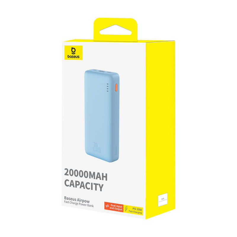 Baseus Airpow 20000mAh 20W powerbank (blå)