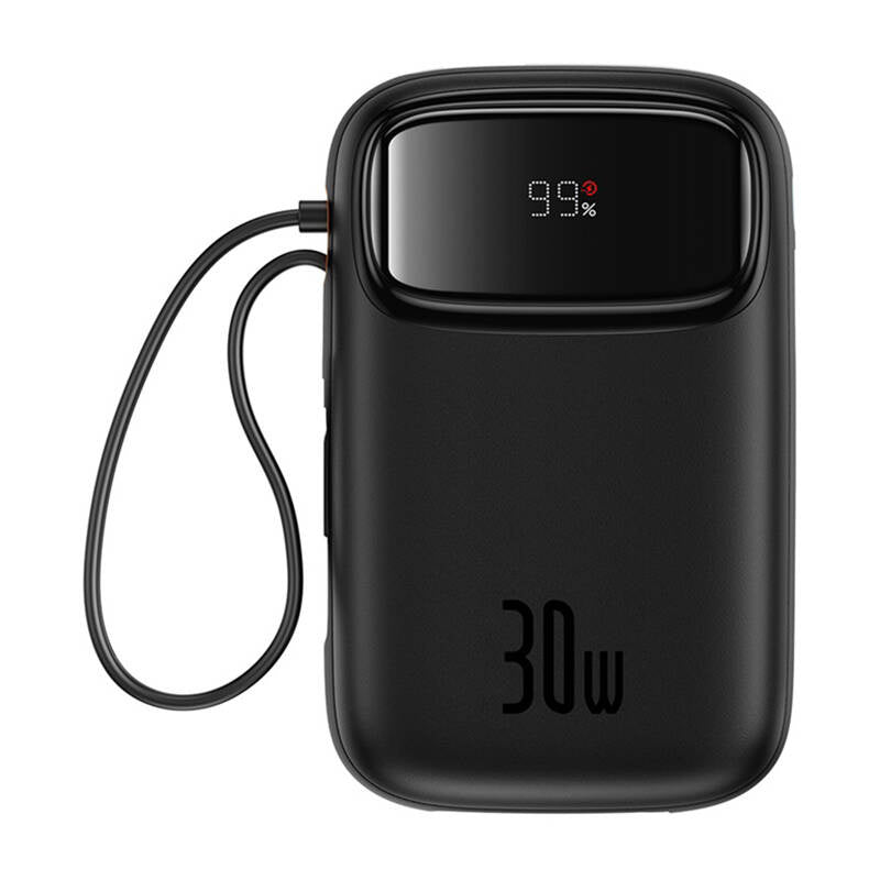 Powerbank Baseus QPow 2 10000mAh 30W 2xUSB-C (sort)