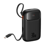Powerbank Baseus QPow 2 10000mAh 30W 2xUSB-C (sort)