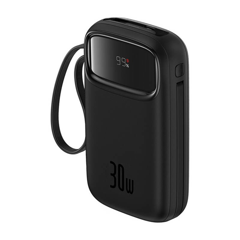 Powerbank Baseus QPow 2 10000mAh 30W 2xUSB-C (sort)