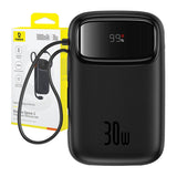 Powerbank Baseus QPow 2 10000mAh 30W 2xUSB-C (sort)