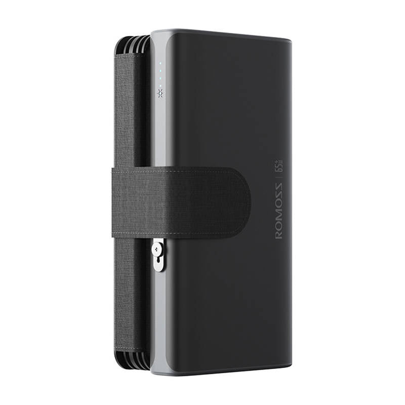ROMOSS Solar Powerbank 30000mAh 65W sort