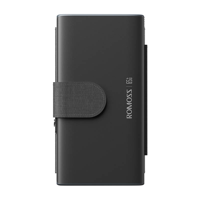 ROMOSS Solar Powerbank 30000mAh 65W sort