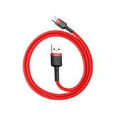 Baseus Cafule USB-A / USB-C QC 3.0 3A 0,5 m kabel - rød
