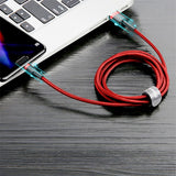 Baseus Cafule USB-A / USB-C QC 3.0 3A Kabel 1 m - Rød