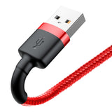 Baseus Cafule USB-A / Lightning 1.5A QC 3.0 cable 2 m - red