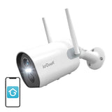 Trådløs WiFi udendørs kamera ieGeek ZS-GX2S hvid 5200mAh