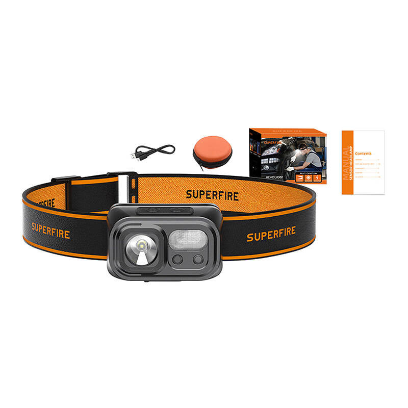Superfire HL23-S forlygte lommelygte, 350lm, USB-C