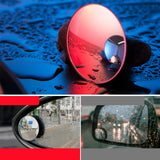 Baseus Full-view Blind-spot spejl 2x ekstra bil side spejl konveks blind spot sort (ACMDJ-01)