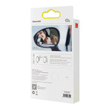 Baseus Full-view Blind-spot spejl 2x ekstra bil side spejl konveks blind spot sort (ACMDJ-01)