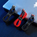 Baseus CATKLF-G09 USB-C - USB-C PD QC kabel 60W 3A 480Mb/s 1m - rød