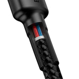 Baseus CATKLF-H91 USB-C - USB-C PD QC cable 60W 3A 480Mb/s 2m - black and red