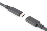 Digitus AK-300210-007-S USB-kabel USB 3.2 Gen 1 (3.1 Gen 1) 0,7 m USB C 10 Gbit/sek. Sort