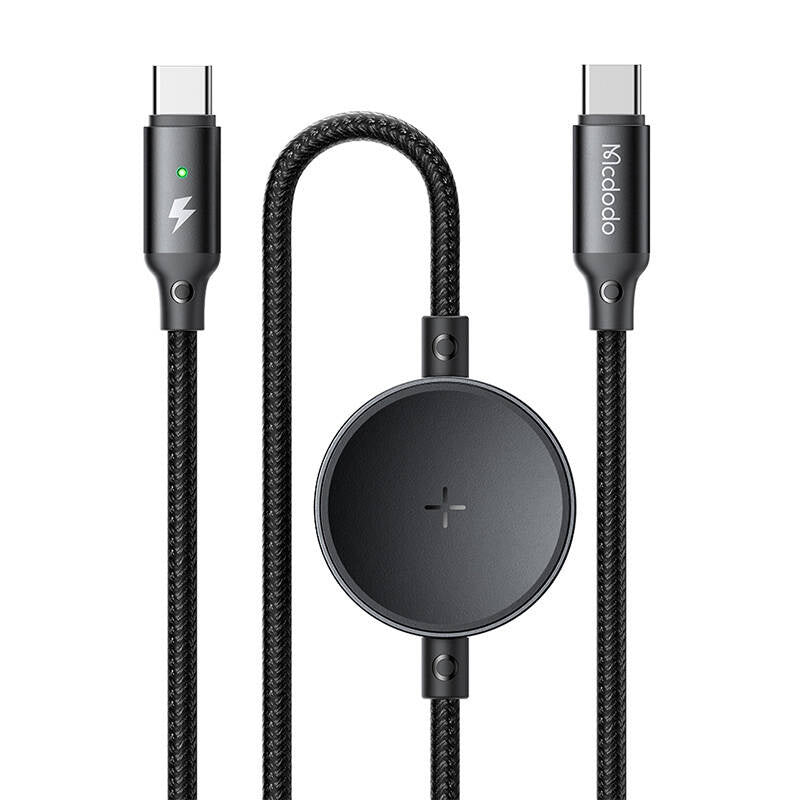 Mcdodo CA-4170 2-i-1 USB-C kabel + Samsung Watch trådløs oplader, 60W, 1,5m