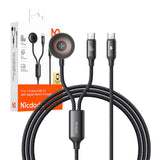Mcdodo CA-2200 2-i-1 USB-C kabel + Apple Watch oplader, 60W, 1,2m