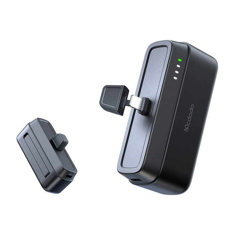 Mcdodo Power Bank MC-6281 20W, 5000mAh med Lightning-stik (sort)