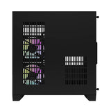 Darflash FT350 computerkasse + 5 aRGB-ventilatorer (sort)