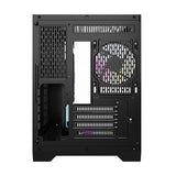 Darflash FT350 computerkasse + 5 aRGB-ventilatorer (sort)