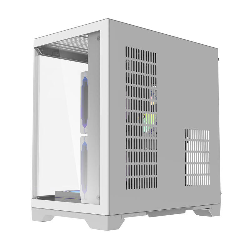 Darflash FT350 computerkasse + 5 aRGB-ventilatorer (hvid)