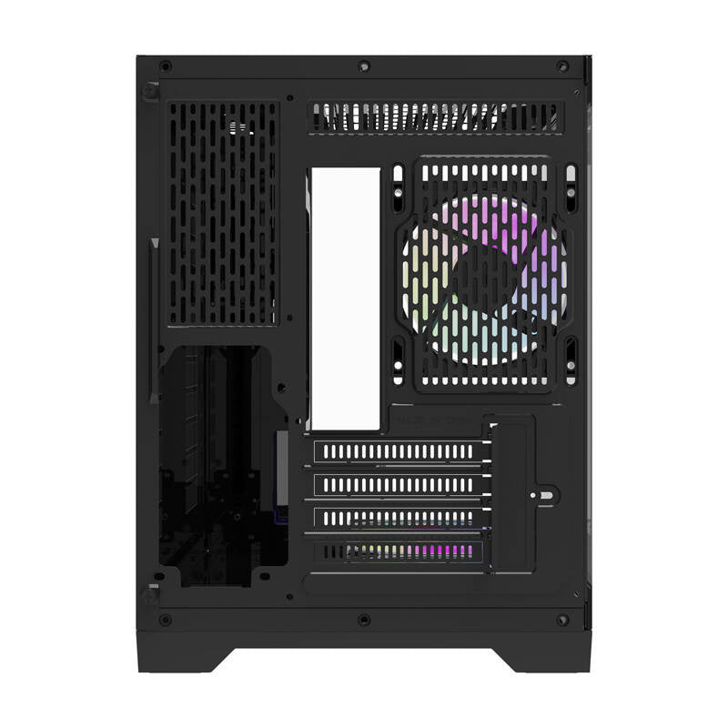 Darflash FT418 computerkasse + 6 aRGB-ventilatorer (sort)